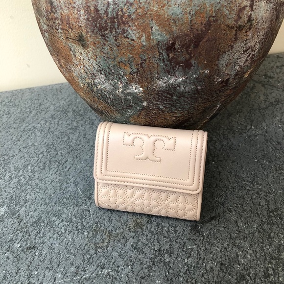 Tory Burch Handbags - Bryant Mini Fold Wallet- Light Oak